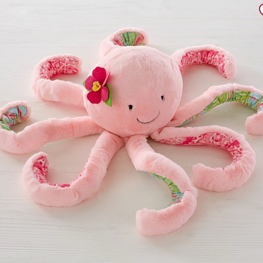 Lilly Pulitzer Octopus Plush In Cheek To Cheek Stuffed Animal